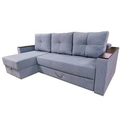 Угловой диван-кровать тик-так «МАДРИД» с оттоманкой