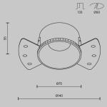 Встраиваемый светильник LuxoLight Sare LUX0104800