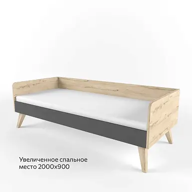 Кровать большая на ножках «2+2»