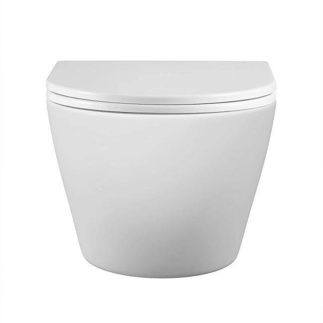 Унитаз подвесной TONI ARTI ESTETICA Milano со смывом торнадо, с микролифтом, накладка gun metal