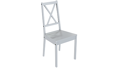 Стул НИКА-3, БЕЛЫЙ/БЕЛЫЙ МАТОВЫЙ Ж/С