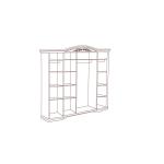 Шкаф Флорина 5-и дверный с зеркалами, беж