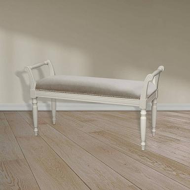 Банкетка Лоренцо двойная с ручками, дуб сторсанд