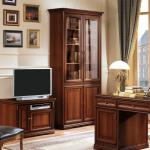 Шкаф для книг двухдверный Joconda орех