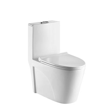 Унитаз Моноблок безободковый Calypso CS1044AWS