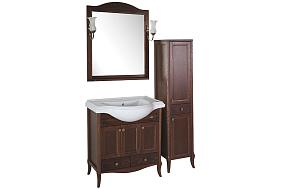 Комплект мебели для ванной Салерно 80 с пеналом