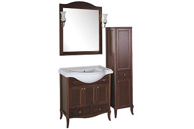 Комплект мебели для ванной Салерно 80 с пеналом