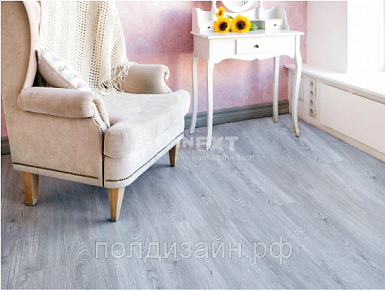 Плитка ПВХ замковая Alpin Floor Sequia Титан