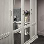 Шкаф Лоренцо 4-х дверный с зеркалами, дуб сторсанд