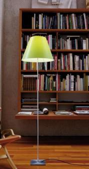 Напольный светильник COSTANZA D13tc с абажуром фисташкового цвета