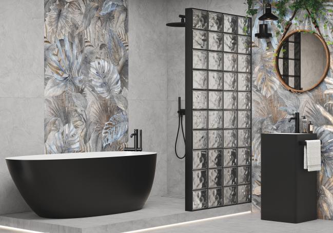 Керамогранит Bahamas Floristry Light/Black