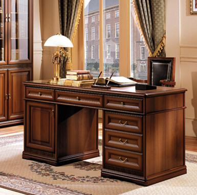 Стол письменный двухтумбовый Joconda орех