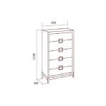 Комод Modena К-5, орех Мокко Комод Modena К-5, орех Мокко