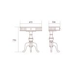 Стол консольный для прихожей, Джоконда крем