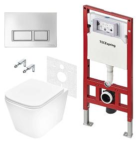Комплект инсталляция TECEspring + унитаз MODEL S