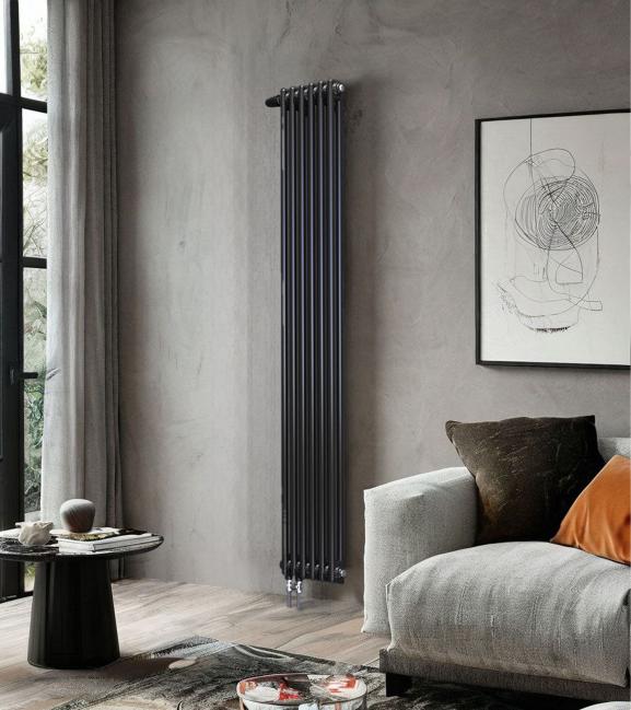 Радиатор Batarìa КЗТО 2-1750-6 UT, структурный чёрный шёлк