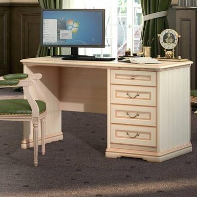 Стол письменный однотумбовый Joconda крем