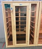 Двухместная ИК сауна с карбоновым нагревателем из кедра 