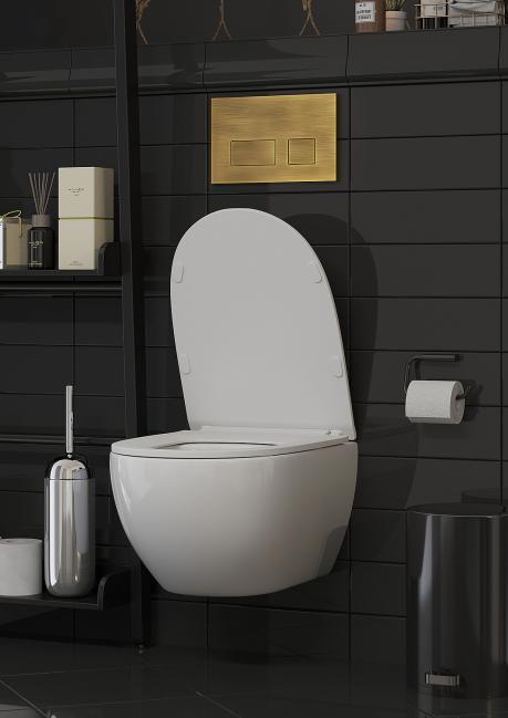 Унитаз подвесной TONI ARTI Baglio с сиденьем с микролифтом