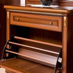 Тумба для обуви в прихожую №1, Джоконда орех