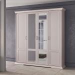 Шкаф Лоренцо 4-х дверный с зеркалами, пудра