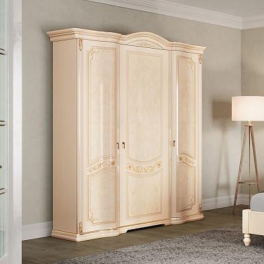 Шкаф Флориана 3-х дверный без зеркал, беж