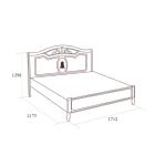 Кровать Флориана без н/с, 1600х2000, беж