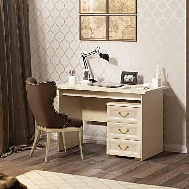 Стол 120, ЕС5001 (без тумбы) Ekaterina крем 