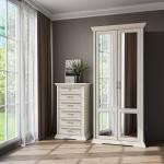 Шкаф Лоренцо 2-х дверный с зеркалами, дуб сторсанд