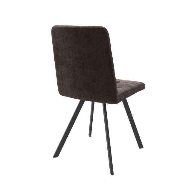 Стул РОММИ, КОРИЧНЕВЫЙ Б29/ЧЕРНЫЙ