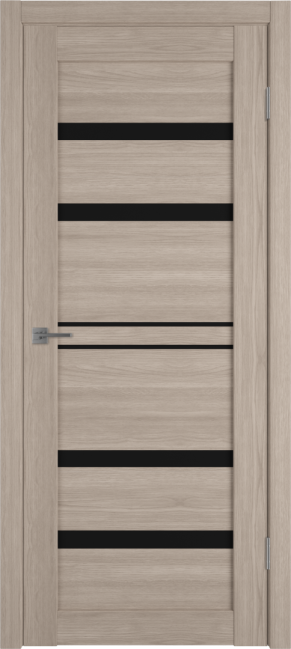 Межкомнатная дверь Х26 Red oak Black gloss