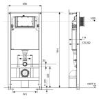 Инсталляция для подвесного унитаза TECEspring