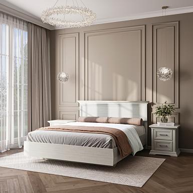 Кровать Лоренцо без н/с, 1600х2000, дуб сторсанд 