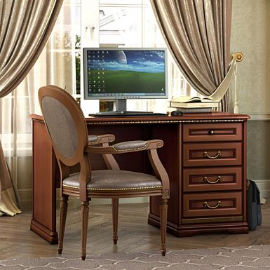 Стол письменный однотумбовый Joconda орех