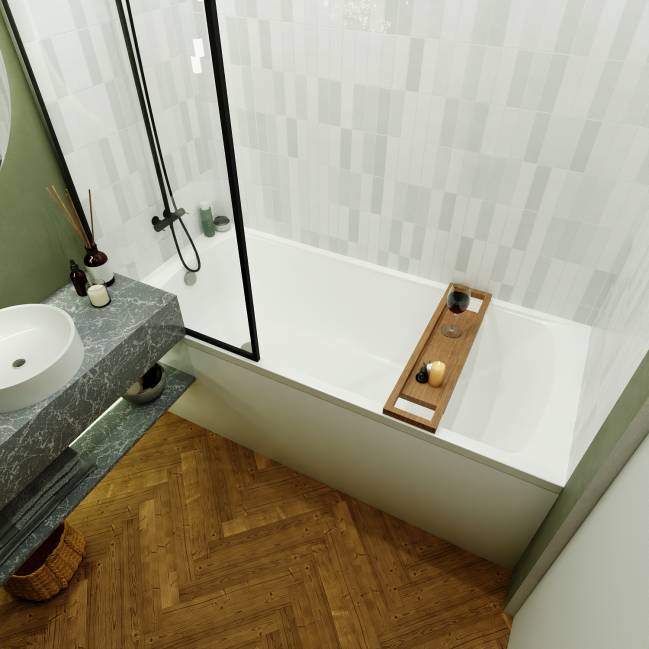 Акриловая ванна TONI ARTI Moretta 180x70