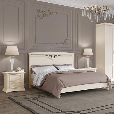 Кровать 1800х2000 без н/с Лоренцо, цвет вуаль
