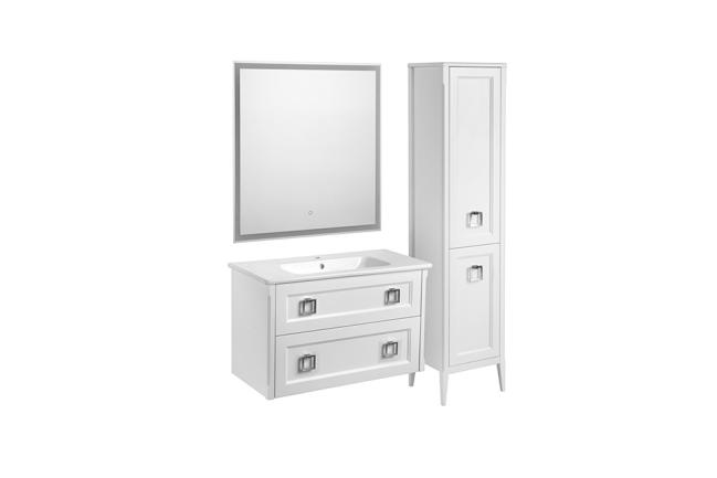 Комплект мебели для ванной Рома 100П с пеналом