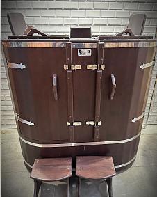 Кедровая бочка (фитобочка) двухместная «Профессиональная»