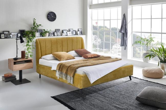 Кровать с мягким изголовьем Капа