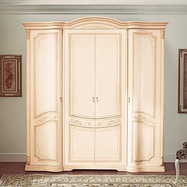 Шкаф Флориана 4-х дверный без зеркал, беж