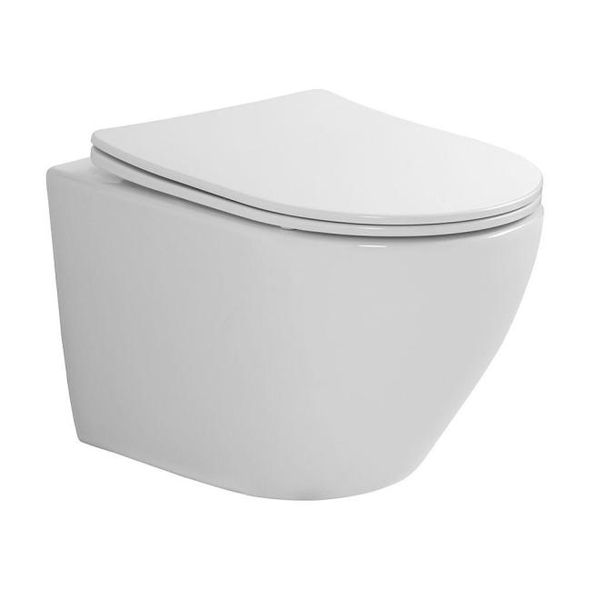 Унитаз подвесной TONI ARTI ESTETICA Milano со смывом торнадо, с микролифтом