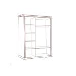 Шкаф Лоренцо 3-х дверный, дуб сторсанд