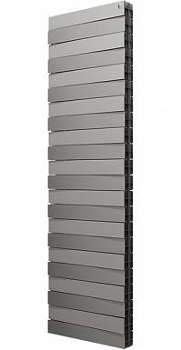Биметаллический радиатор отопления Royal Thermo Pianoforte Tower silver satin  (22 секции)