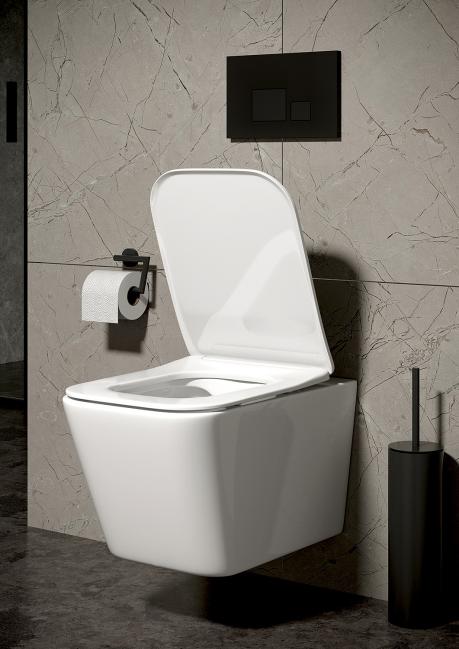 Унитаз подвесной TONI ARTI Noche с сиденьем с микролифтом