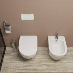 Унитаз подвесной TONI ARTI Russi с сиденьем с микролифтом