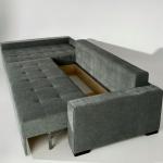 Диван угловой Пэшн, серый, лофт Диван угловой Пэшн, серый, лофт