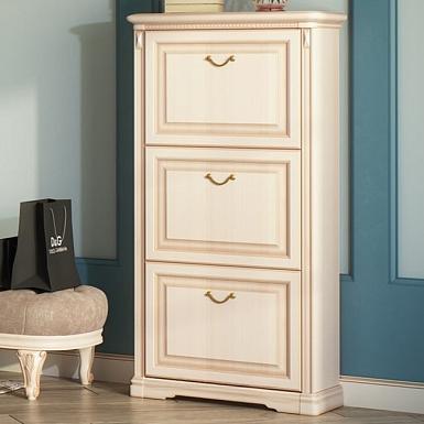 Тумба для обуви в прихожую №3, Джоконда крем