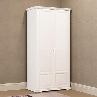 Шкаф 2-х дверный без зеркал Joconda, бьянко