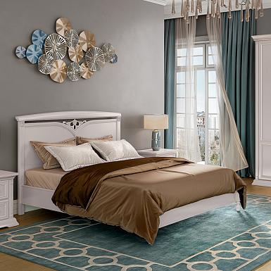 Кровать Лоренцо без н/с, 1800х2000, пудра