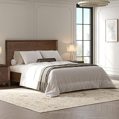 Кровать двойная без н/с 1800х2000 Modena, орех Мокко